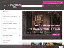 Tablet Screenshot of cicognanisrl.it